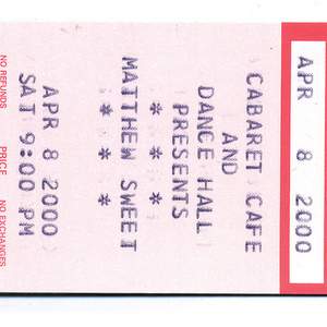 Matthew Sweet tour tickets